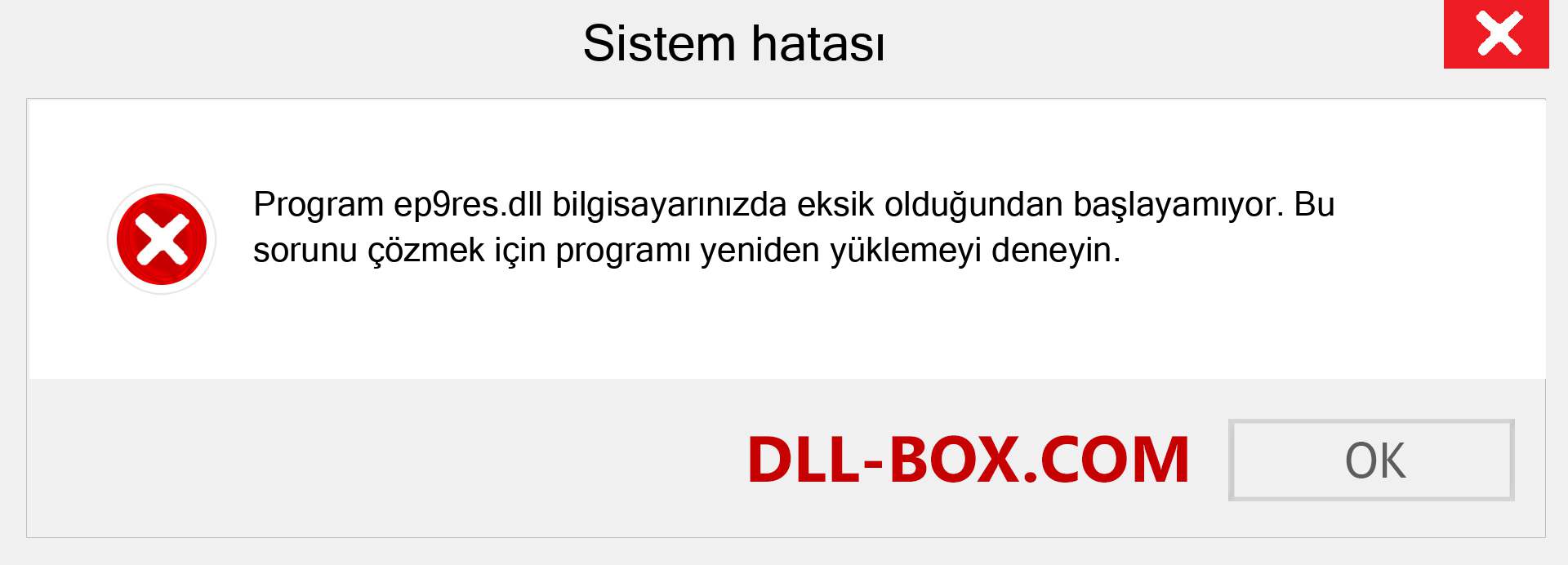 ep9res.dll dosyası eksik mi? Windows 7, 8, 10 için İndirin - Windows'ta ep9res dll Eksik Hatasını Düzeltin, fotoğraflar, resimler